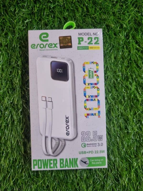 Erorex power bank 10000 mah 2