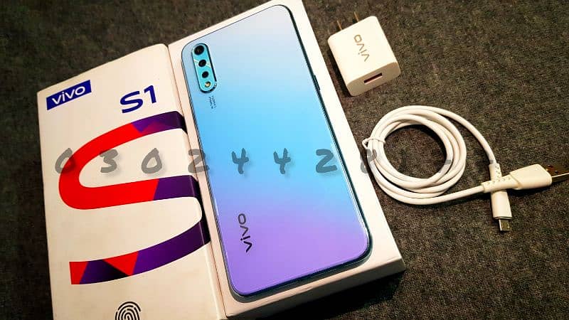 Vivo S1 PTA Approved Dual sim 8 gb 256 gb Full Box 6