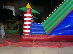 jumping castle slide