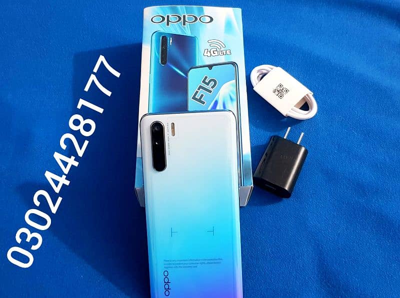 Oppo F 15 Dual sim 8 gb 256 gb PTA 10/10 Full Box 1