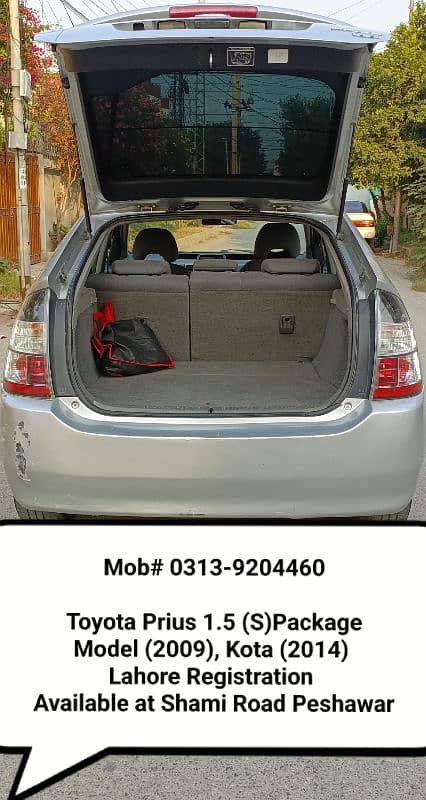 Toyota Prius (S)Package 2009,Kota 2014,buyer only call me read ad full 4