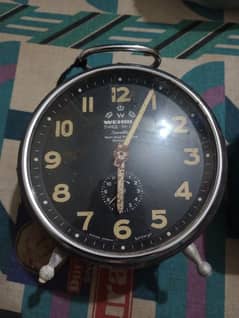 3 WHELRM ORIGINAL GERMANY ALARAM CLOCK OK WELL CONDITION