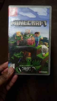 Nintendo switch Minecraft gamecard with case