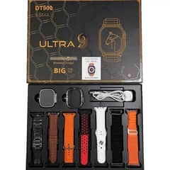 DT900 ULTRA Smart watch With 7 Straps 0