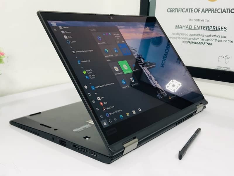 lenovo x13 yoga i5 10th gen- touch - 360- facelock - fingerprint 0