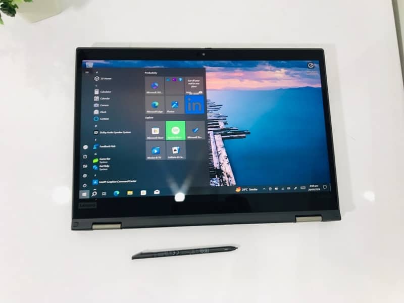 lenovo x13 yoga i5 10th gen- touch - 360- facelock - fingerprint 6