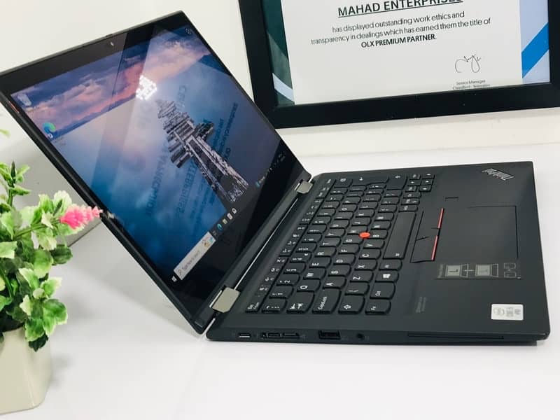 lenovo x13 yoga i5 10th gen- touch - 360- facelock - fingerprint 8