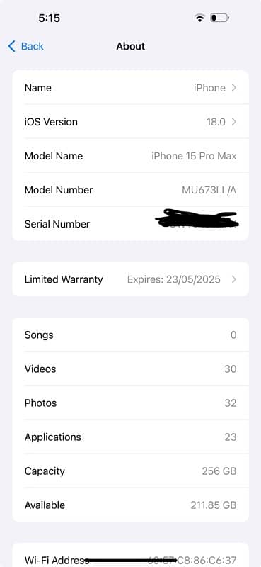 iphone 15 pro max Jv 256 Gb 2