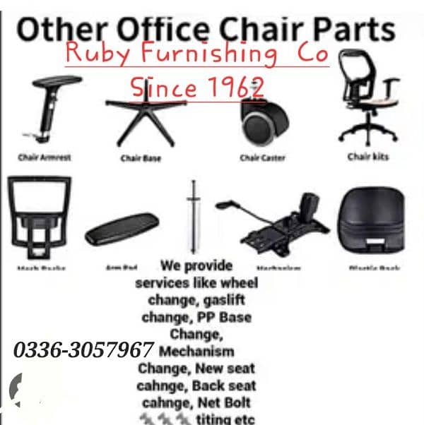 office chair repair in karachi - chairs parts Exchange service 14