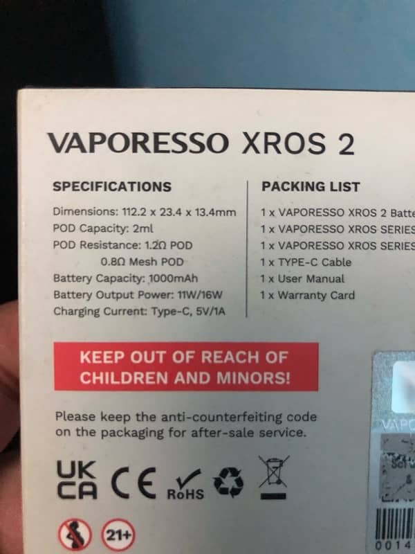 Vape for sale - Xros 2 vaperesso. 3