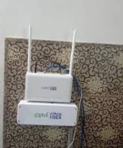 ptcl flash fiber and copper connection