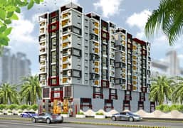 "CITY COMFORT" 2 Bed lounge, (4 Rooms), 2 Bed DD Lounge Store, Avail Special Discount, Best Investment Ever, Speedy Construction Going On.