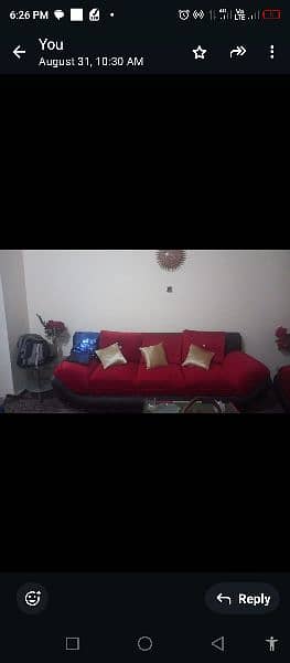 2 sofa sets different designs 7 seater  just like new 1