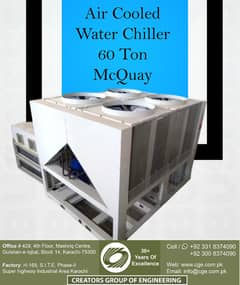 Air Cooled Water Chiller 60 Ton McQuay