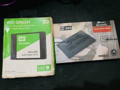 WD 240GB SSD + Deltatech 128GB SSD