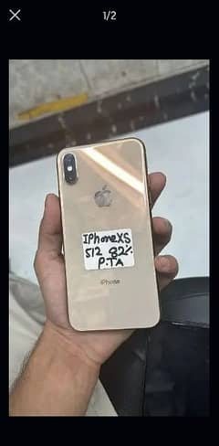 Iphone xs gold 512 Gb PTA Approved