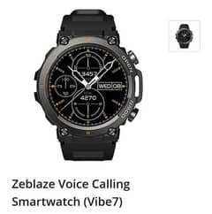 Zeblaze Voice Calling Smartwatch (Vibe7)