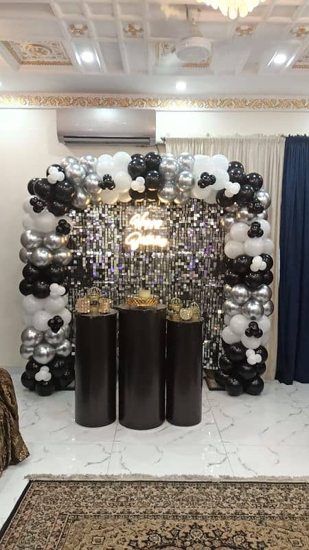 Birthday party//Light Decor / Masehri Decor Availab/DJ SOund / catring 16