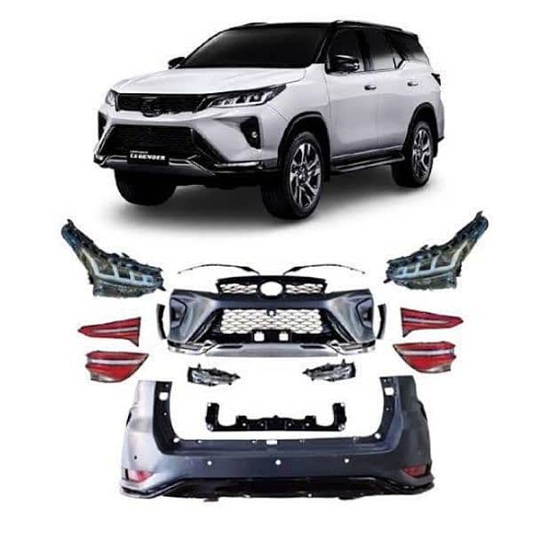 Toyota Fortuner 2017  to Fortuner legender and GR 2024 conversion kit 3