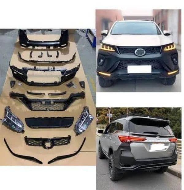 Toyota Fortuner 2017  to Fortuner legender and GR 2024 conversion kit 4