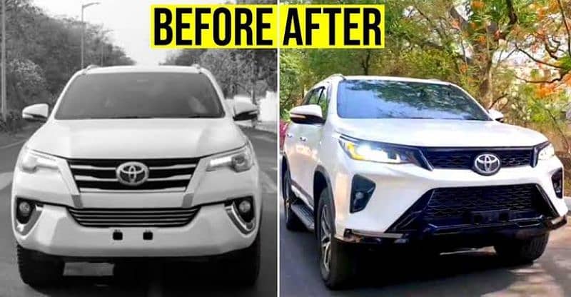 Toyota Fortuner 2017  to Fortuner legender and GR 2024 conversion kit 7