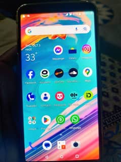 OnePlus 5T black 6/64 scratchless urgent sale need money