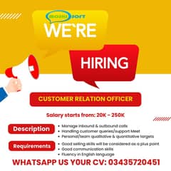 Customer Relation Officer