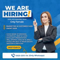 Female Staff Require