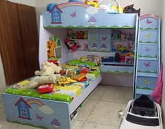 Kids Bunker Bed for sale with table