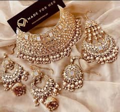 Golden Bridal jewellery set