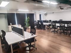 Fully furnished office space available for rent in gulberg Lahore 0