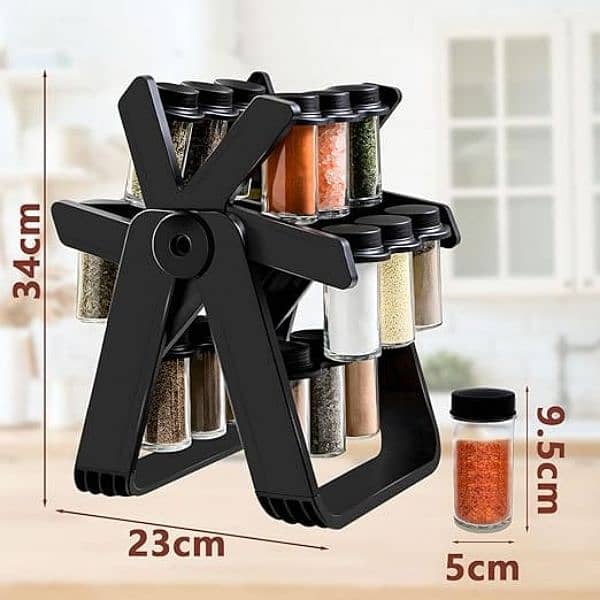 Kitchen's Article | 18PC Spice Rack | Masala Jar 2