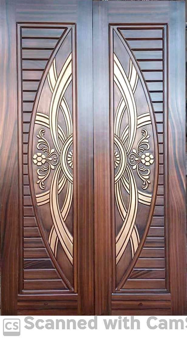 Water proof door/modern doors/cnc door/wpc door 8