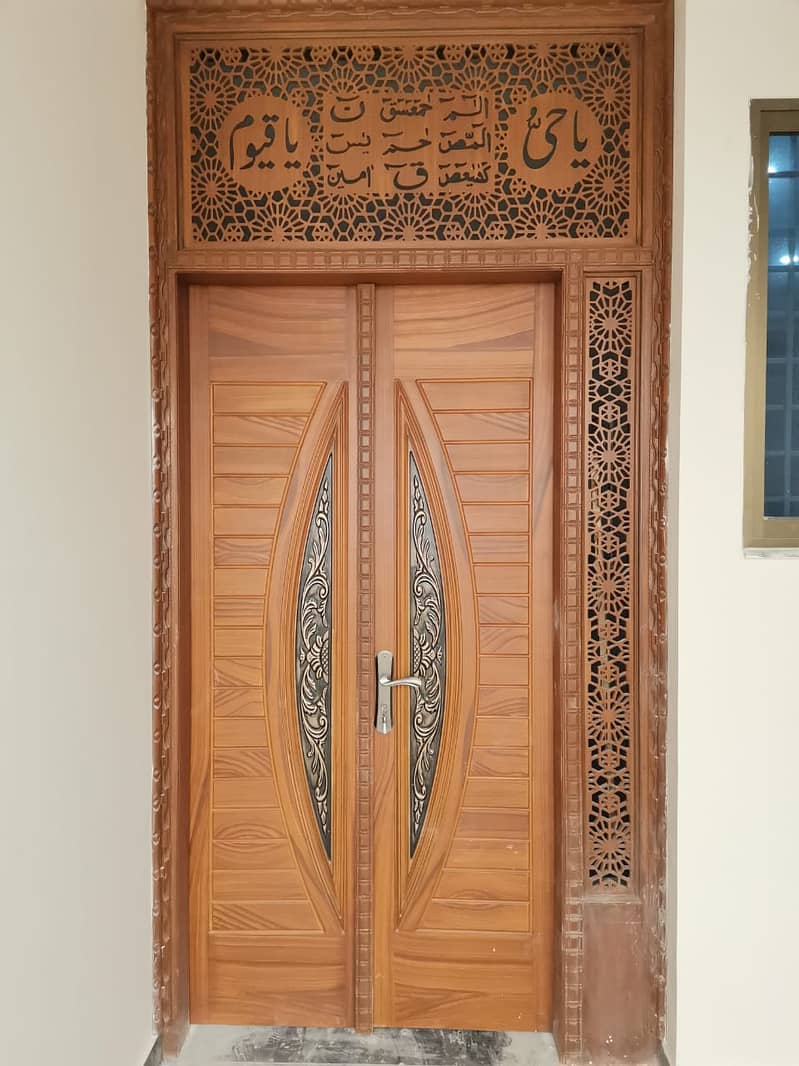 Water proof door/modern doors/cnc door/wpc door 12