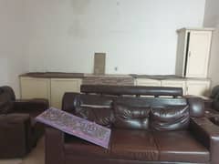 leather sofa set