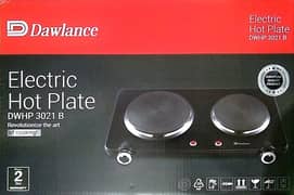 "Dawlance" Electric Hot Plate (Model no: DWHP 3021 B)