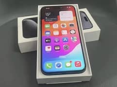 I phone 15 Pro Max 256 GB Natural Titanium Non PTA  Physical Dual Sim