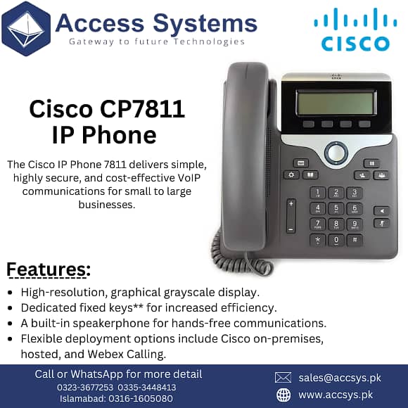 ip phones| Cisco 8811 | 8841| 8851 | Grandstream IP PBX 0320-0419262 11