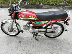 Honda CD70 model 2022 Applied for 03341511728