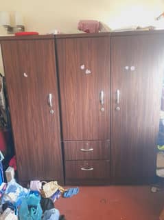 three door cupboard