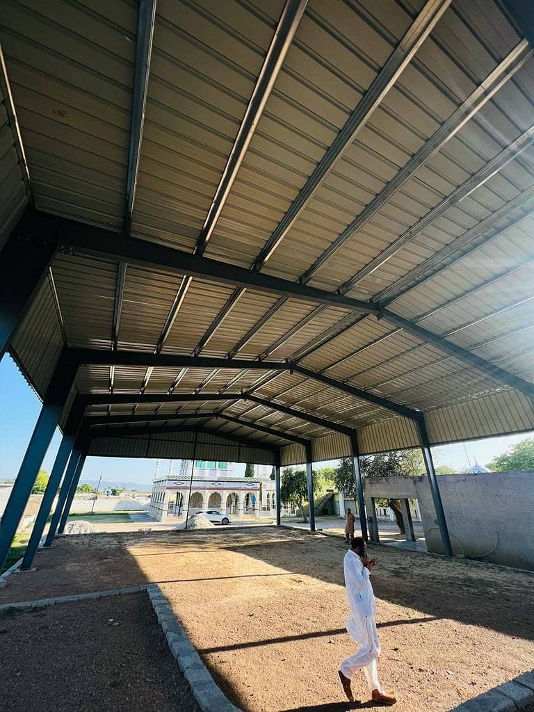 Walkways Covering Structures Livestock Shades Bus Stands 3