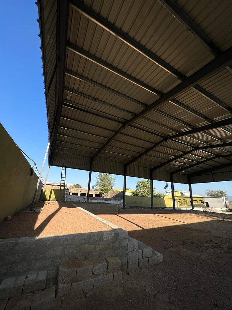 Walkways Covering Structures Livestock Shades Bus Stands 5