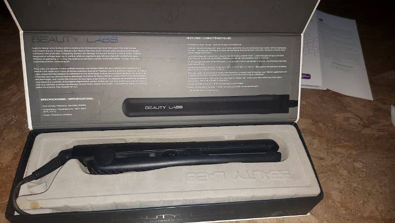 beauty lab hair straightener original. . . . 5