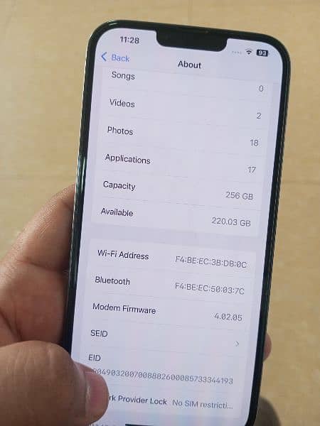 Iphone 13 pro Max 256GB 85% Battery helth Non PTA 6