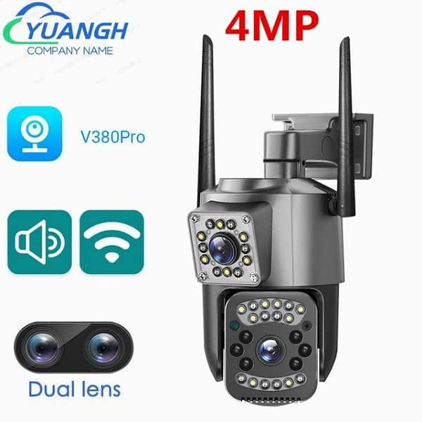 PTZ Daul Lens camera wifi HD 1080 2