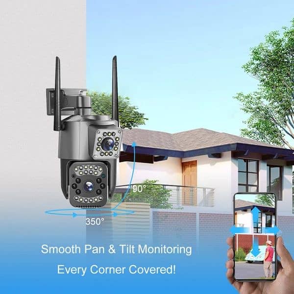 PTZ Daul Lens camera wifi HD 1080 3