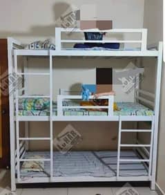 Triple Storey Bunk Bed Metal Frame / Iron Bed 3*6 size