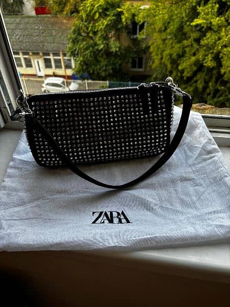 Zara Studded Mini Shoulder Bag 4