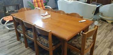 US Imported Dining Table with 8 chairs - just like new