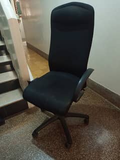 High Black Office Chair